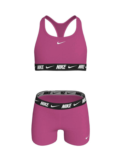 Dsiney Kidz - Nike Pink Logo Tape Racerback Bikini Shorts Set image 1