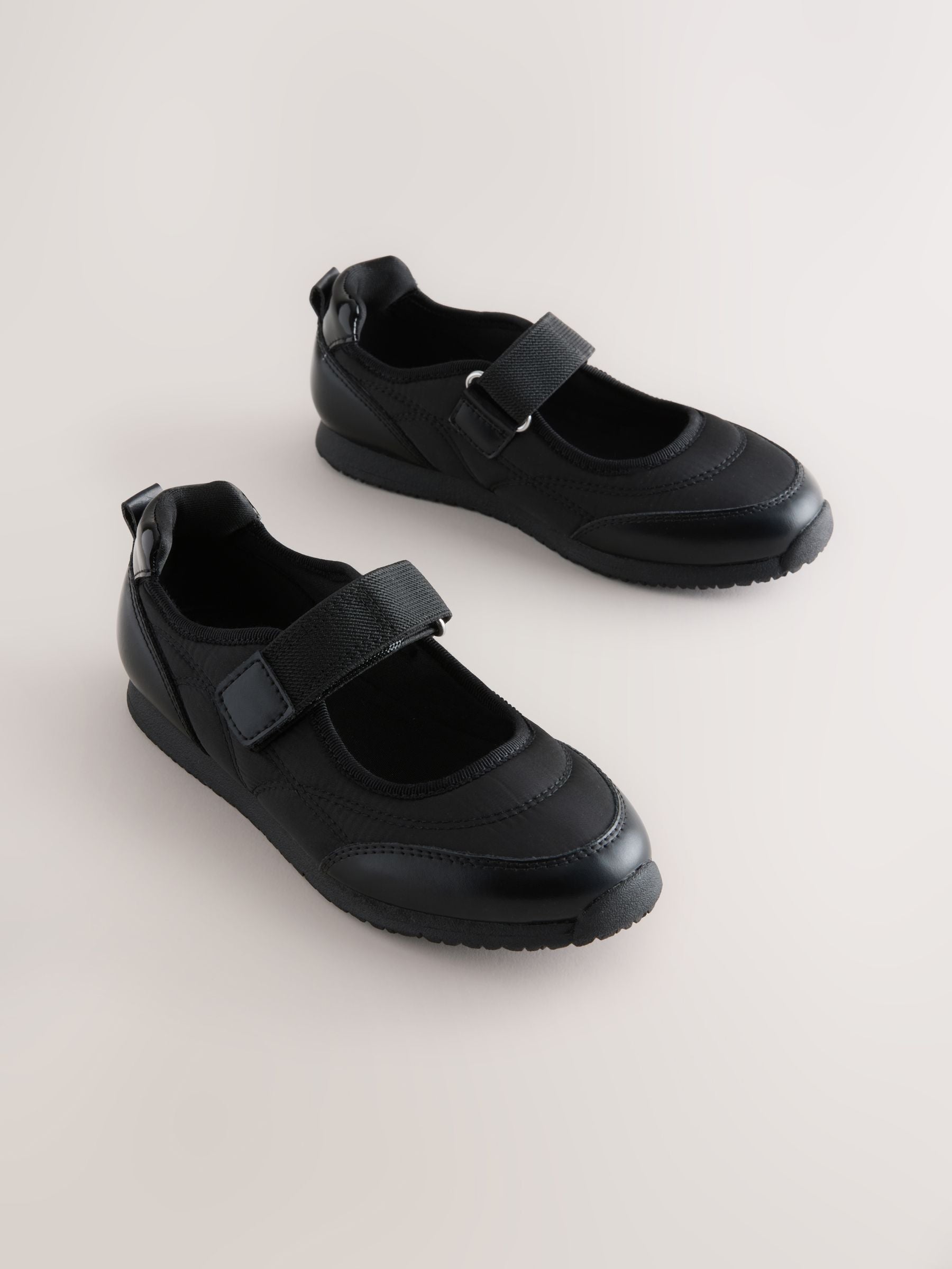 Black Mary Jane Sporty Trainers image 1