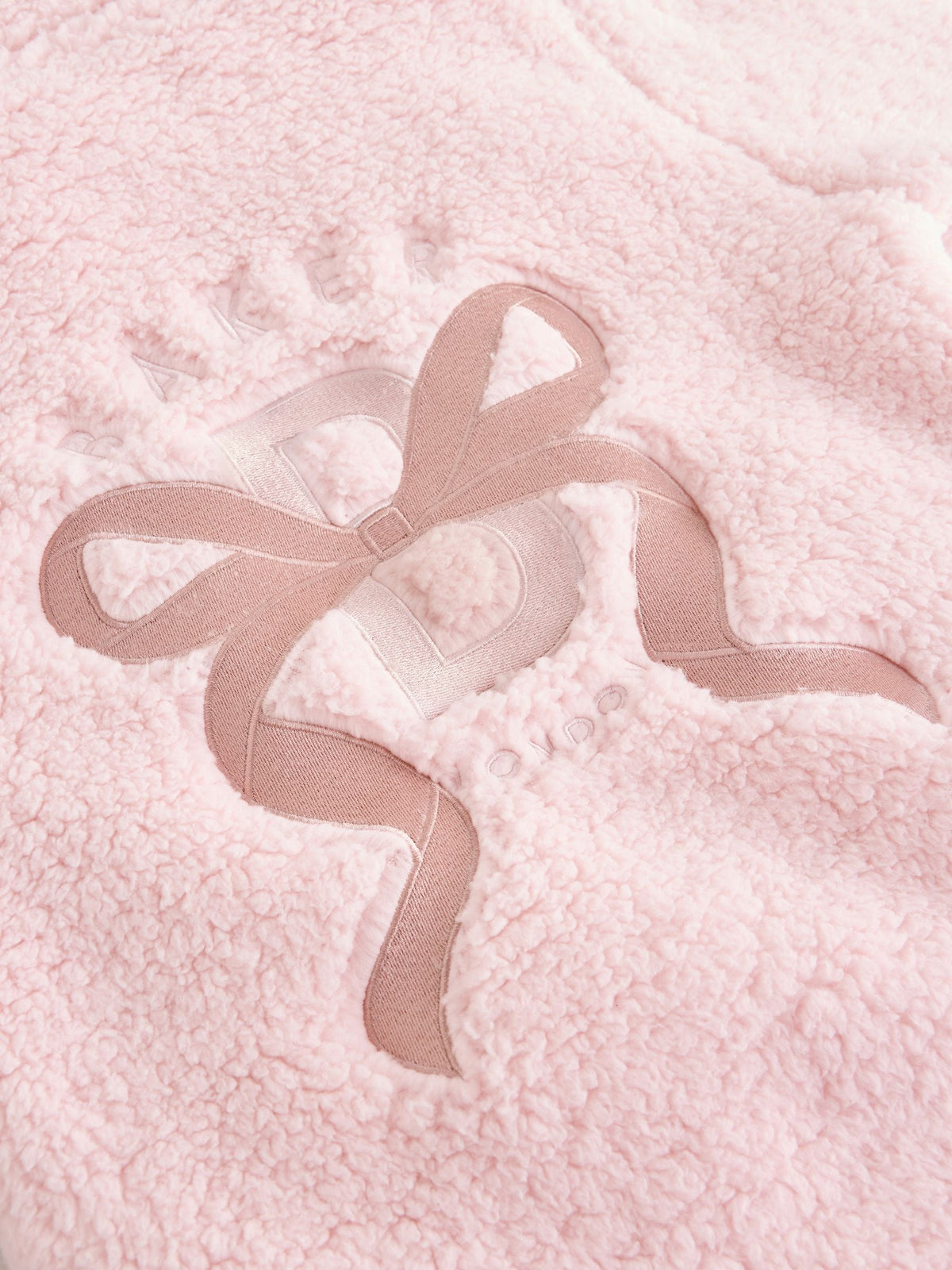 Baker by Ted Baker Pink Zip-Through Hooded Bow Fleece - image 15