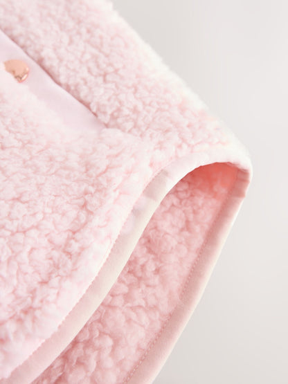 Baker by Ted Baker Pink Zip-Through Hooded Bow Fleece - image 16