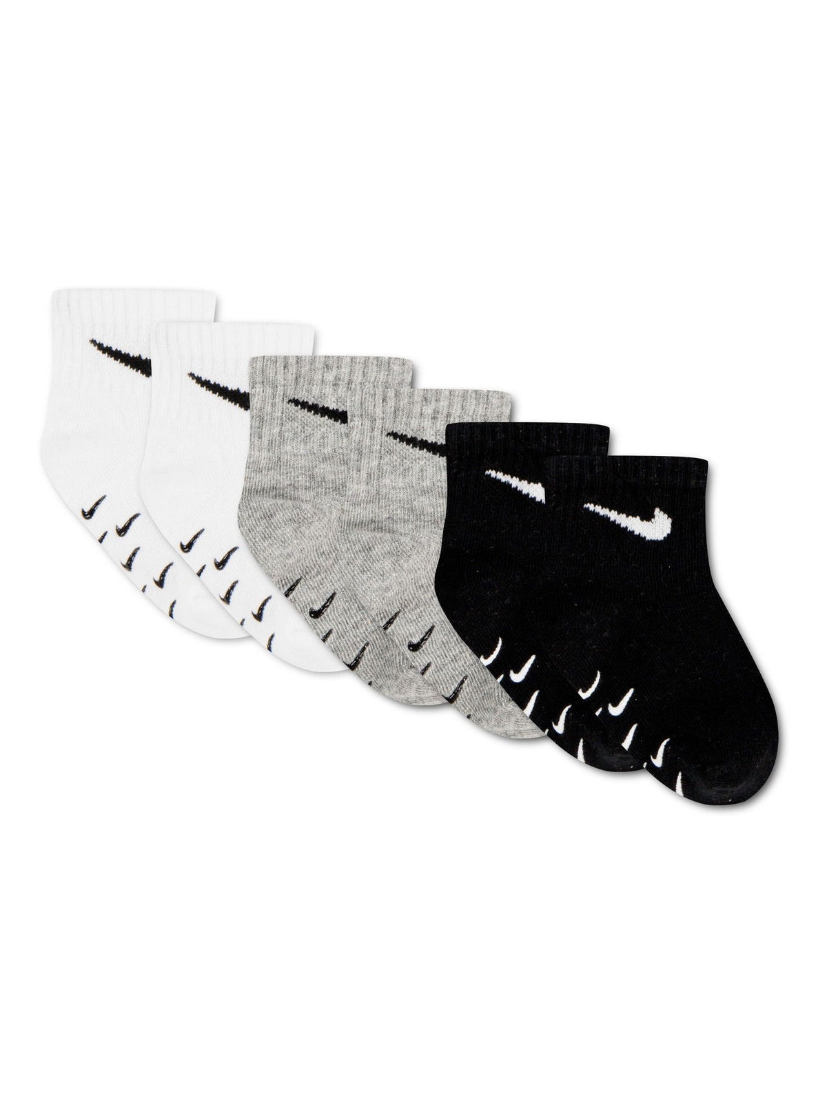 Nike Grey Infant Colour Pop Gripper Socks  6 Pack - image 2
