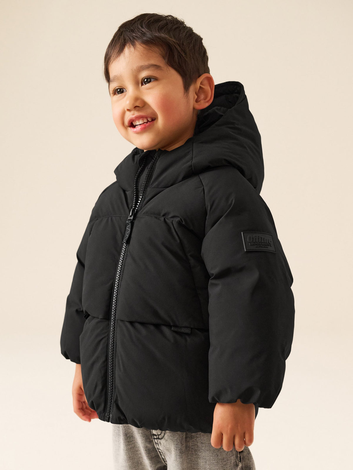 Black Padded Coat (6mths-7yrs) - image 3