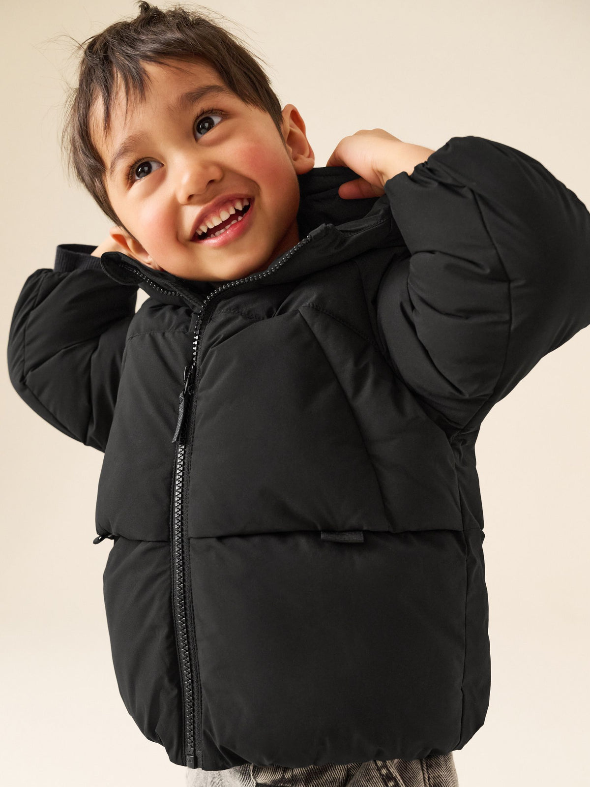 Black Padded Coat (6mths-7yrs) - image 4