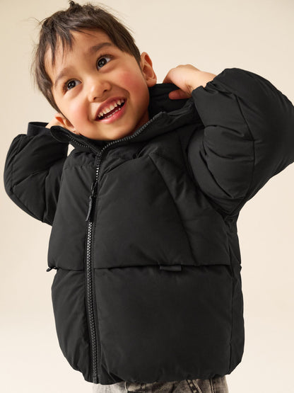 Black Padded Coat (6mths-7yrs) - image 4