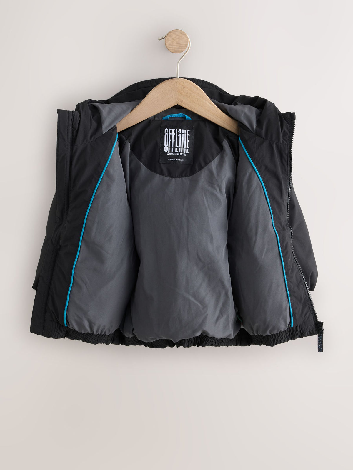 Black Padded Coat (6mths-7yrs) - image 8