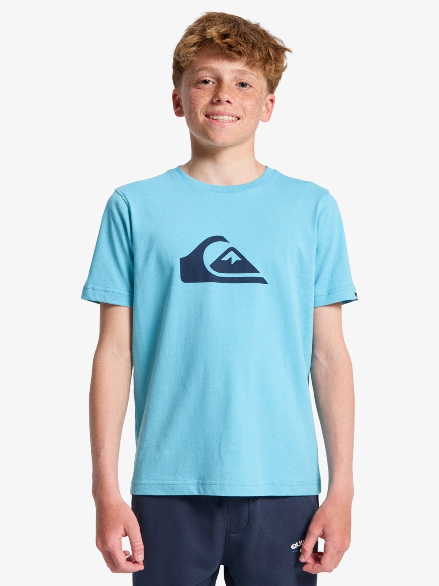Dsiney Kidz - Quiksilver Blue Comp Logo Short Sleeve T-Shirt image 1