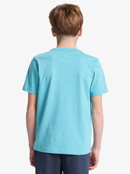 Dsiney Kidz - Quiksilver Blue Comp Logo Short Sleeve T-Shirt image 4