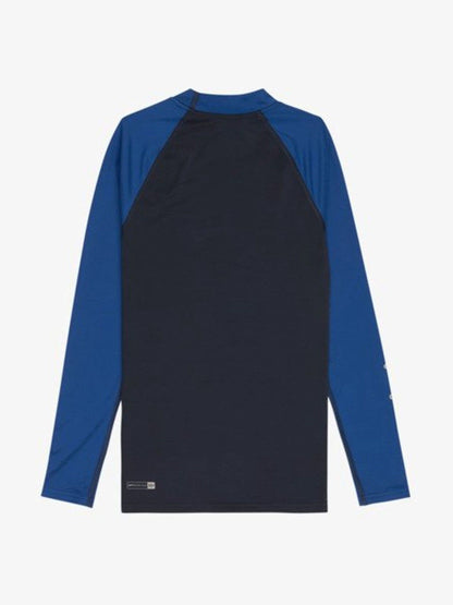 Dsiney Kidz - Quiksilver Blue Everyday UPF50 Long Sleeve Logo Rash Vest image 2