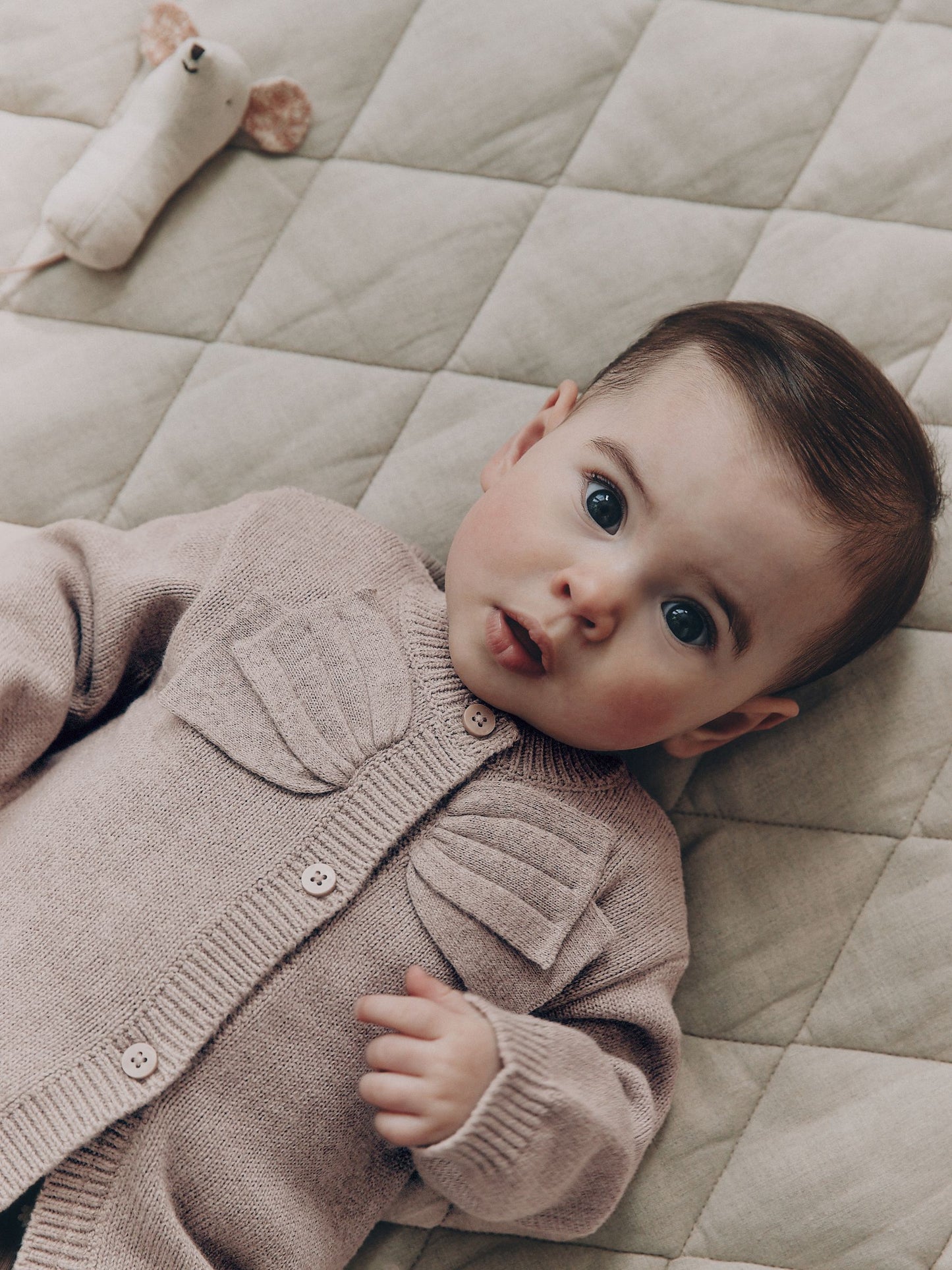 Dsiney Kidz - Brown Bow Knitted Baby Cardigan (0mths-2yrs) image 4