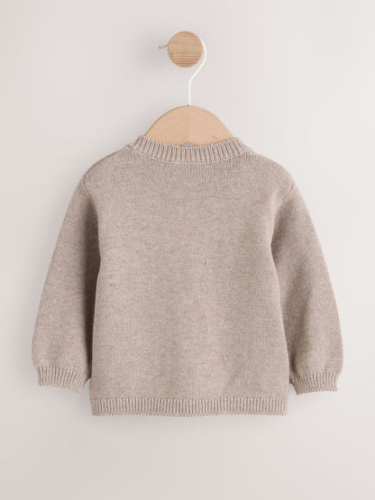 Dsiney Kidz - Brown Bow Knitted Baby Cardigan (0mths-2yrs) image 6