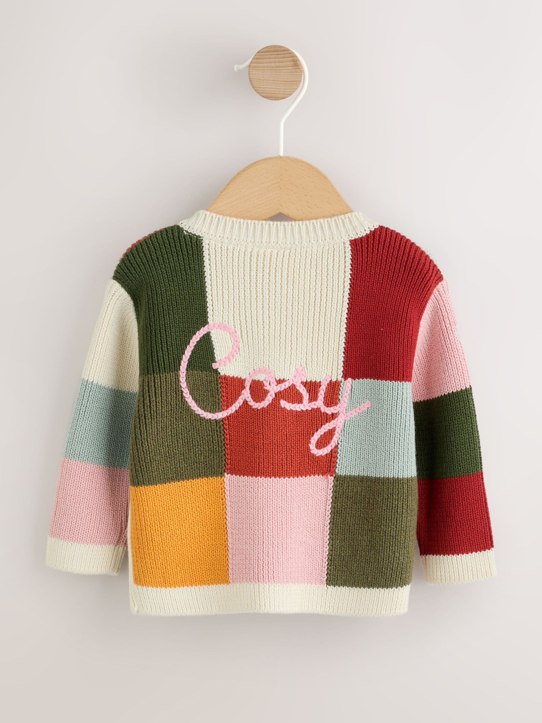 Dsiney Kidz - Patchwork Autumnal Crochet Baby Cardigan (0mths-2yrs) image 2