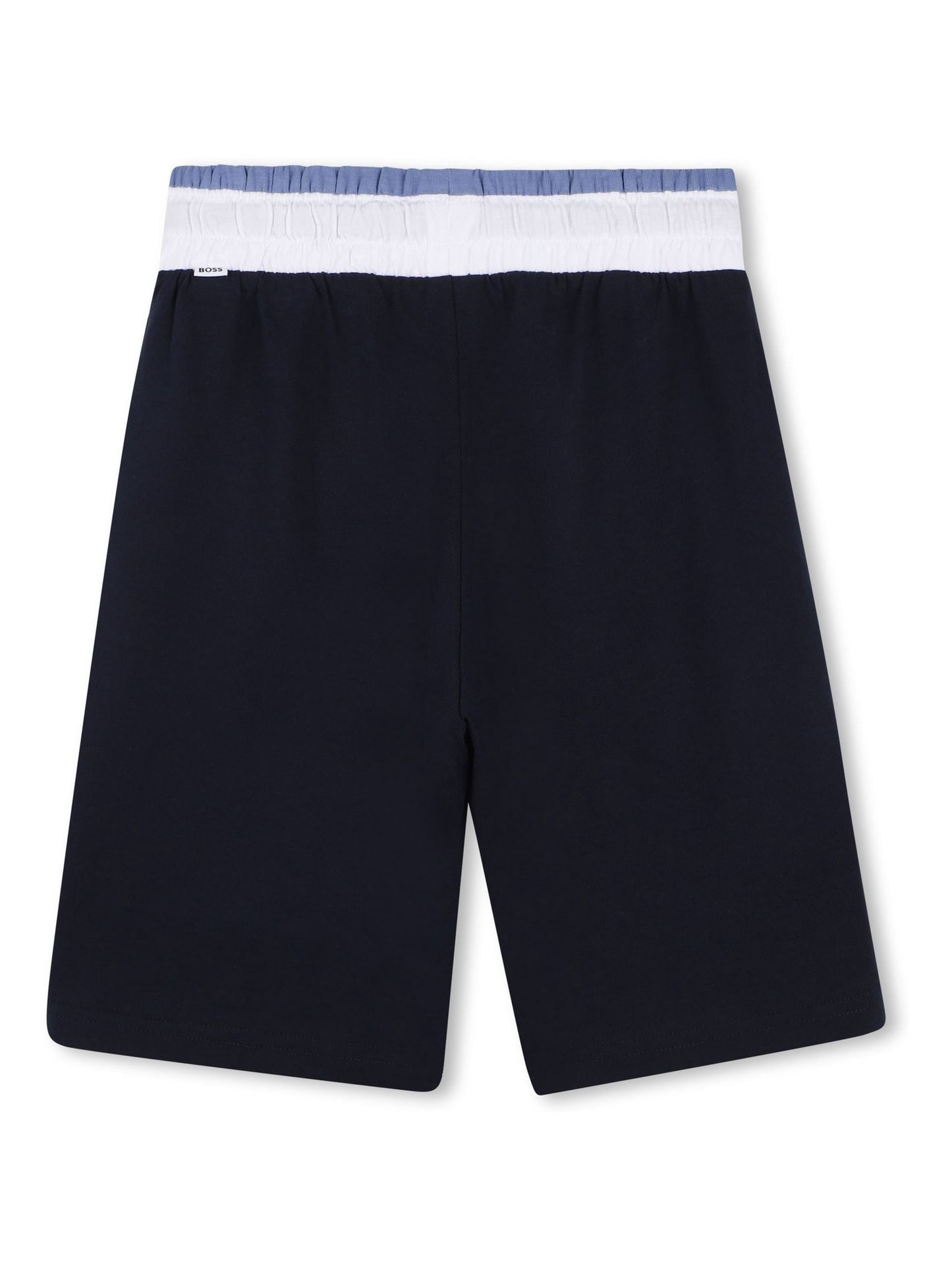 BOSS White Logo Short Sleeve T-Shirt and Bermuda Shorts Set image 6