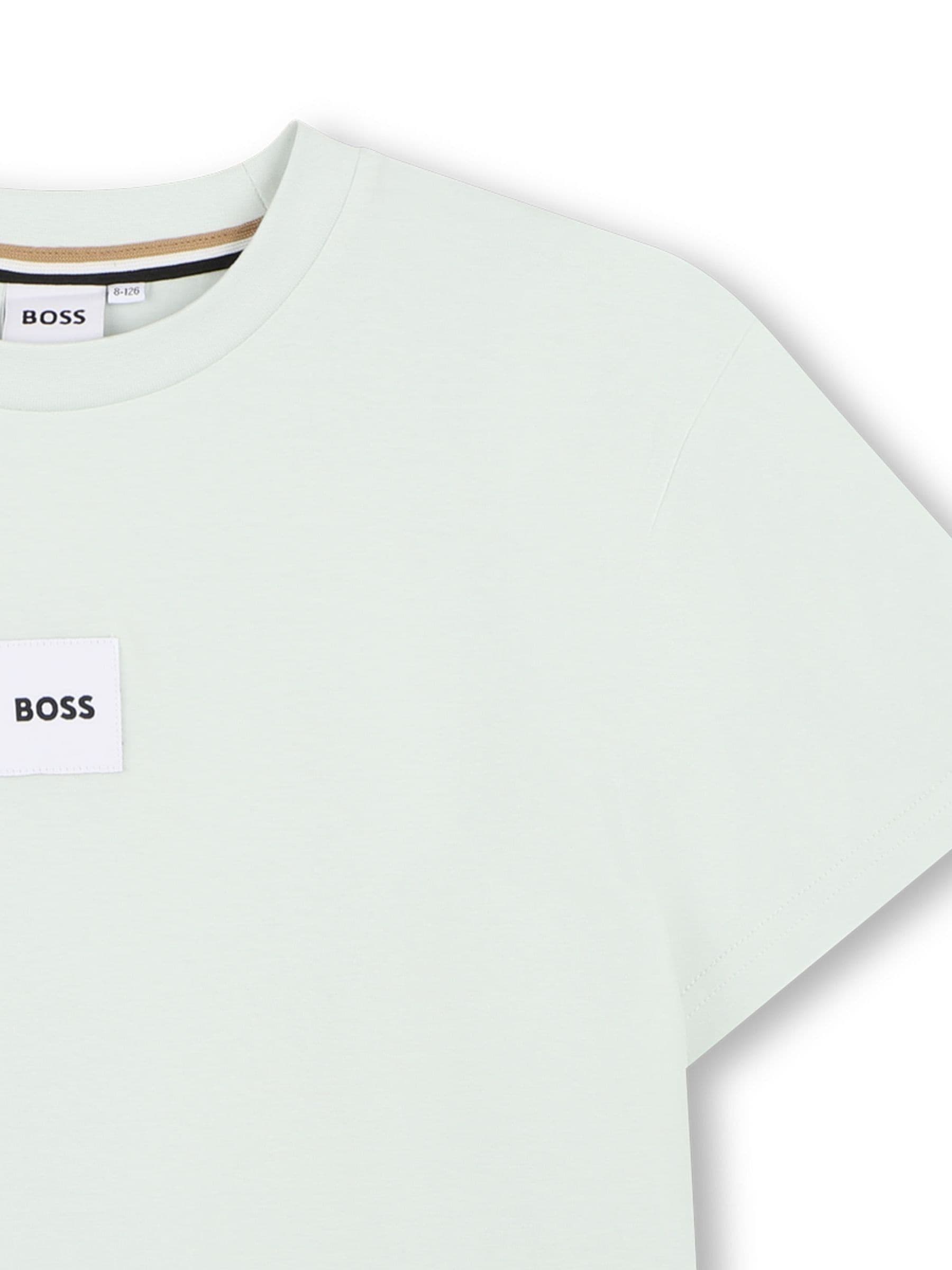 BOSS Green Small Logo Short Sleeve T-Shirt image 3