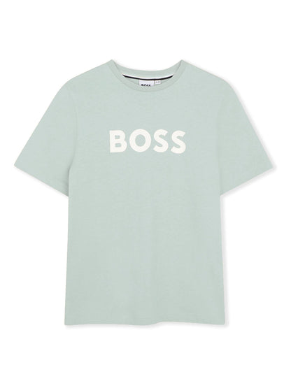 BOSS Blue Logo Short Sleeve T-Shirt image 1