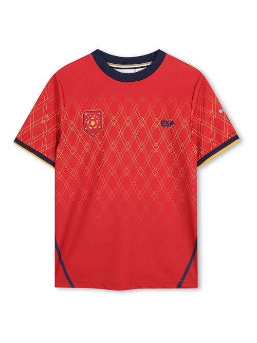 BOSS Red World Cup Logo Short Sleeve Crew Neck T-Shirt image 1