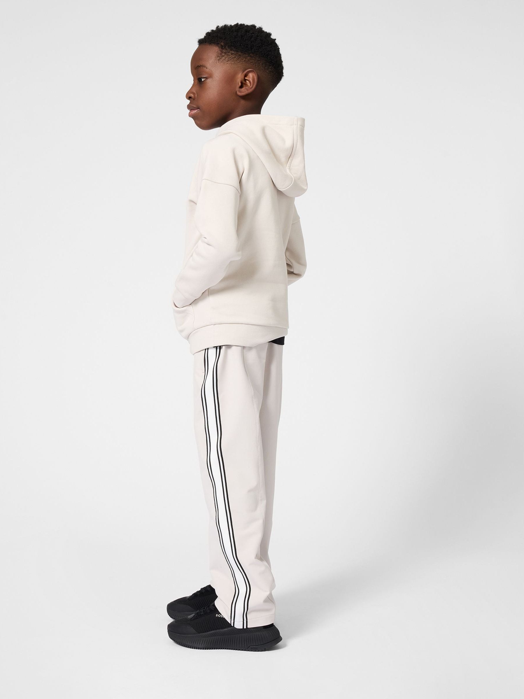 Dsiney Kidz - BOSS Cream Logo Pull Over Hoodie image 2