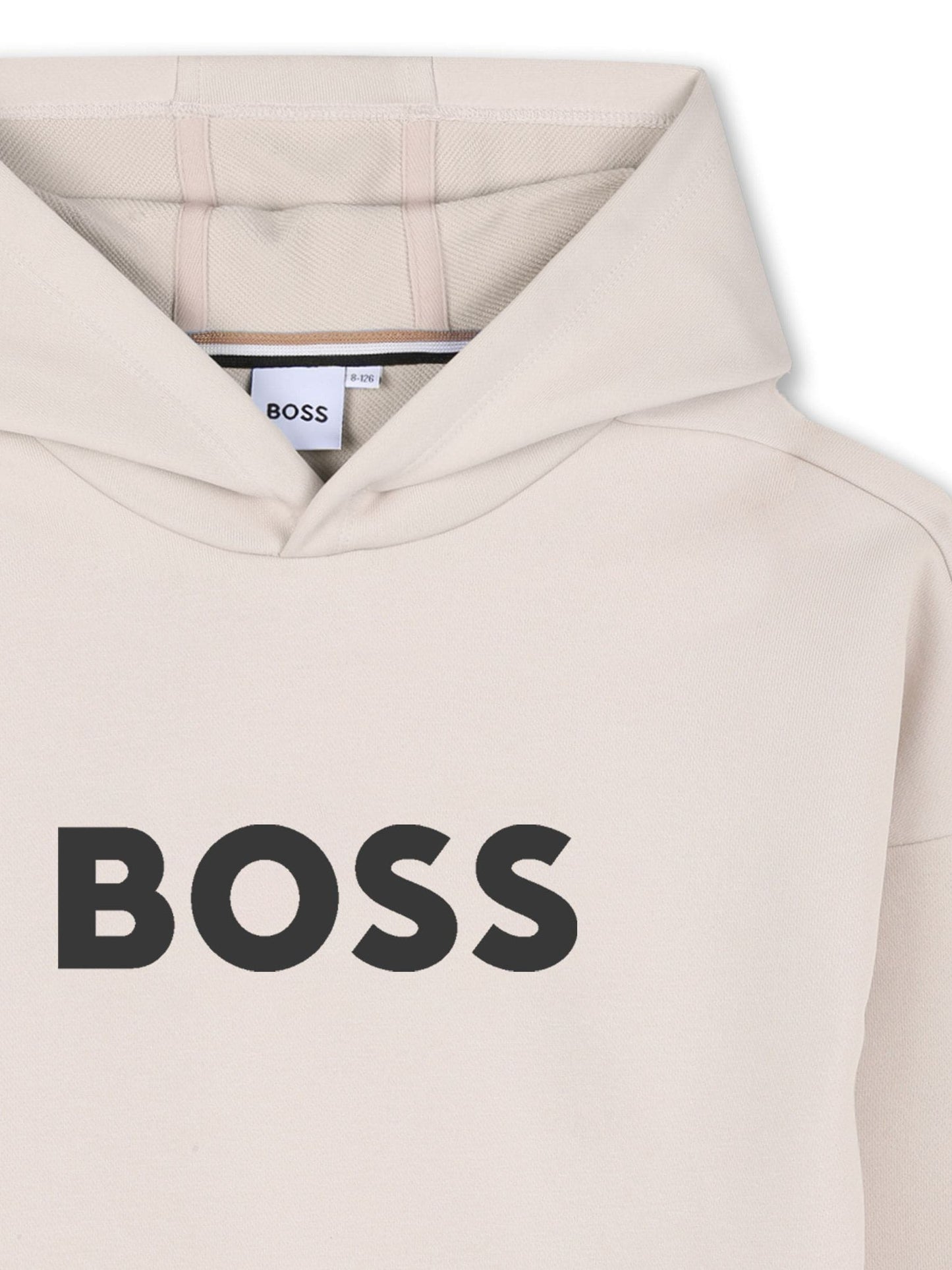Dsiney Kidz - BOSS Cream Logo Pull Over Hoodie image 5