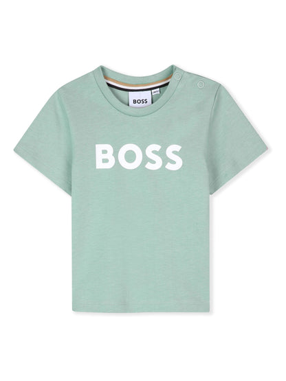 BOSS Blue Baby Logo Short Sleeve T-Shirt image 1