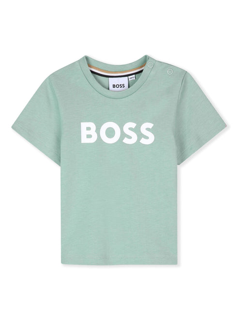 BOSS Blue Baby Logo Short Sleeve T-Shirt image 1