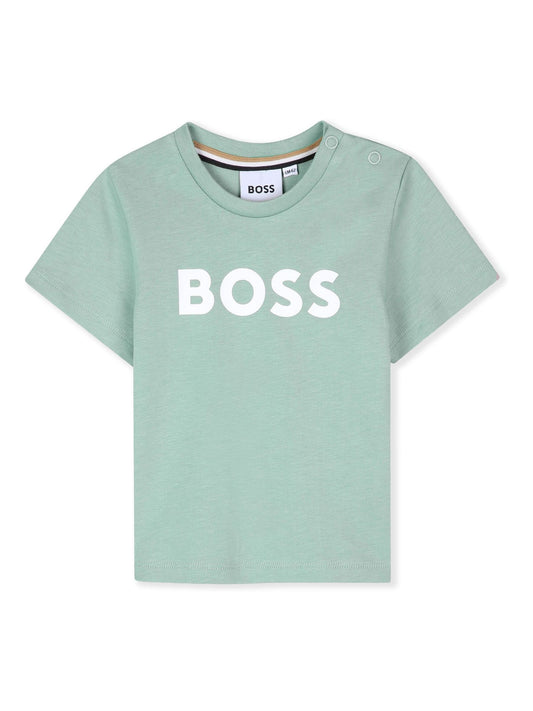 BOSS Blue Baby Logo Short Sleeve T-Shirt image 1