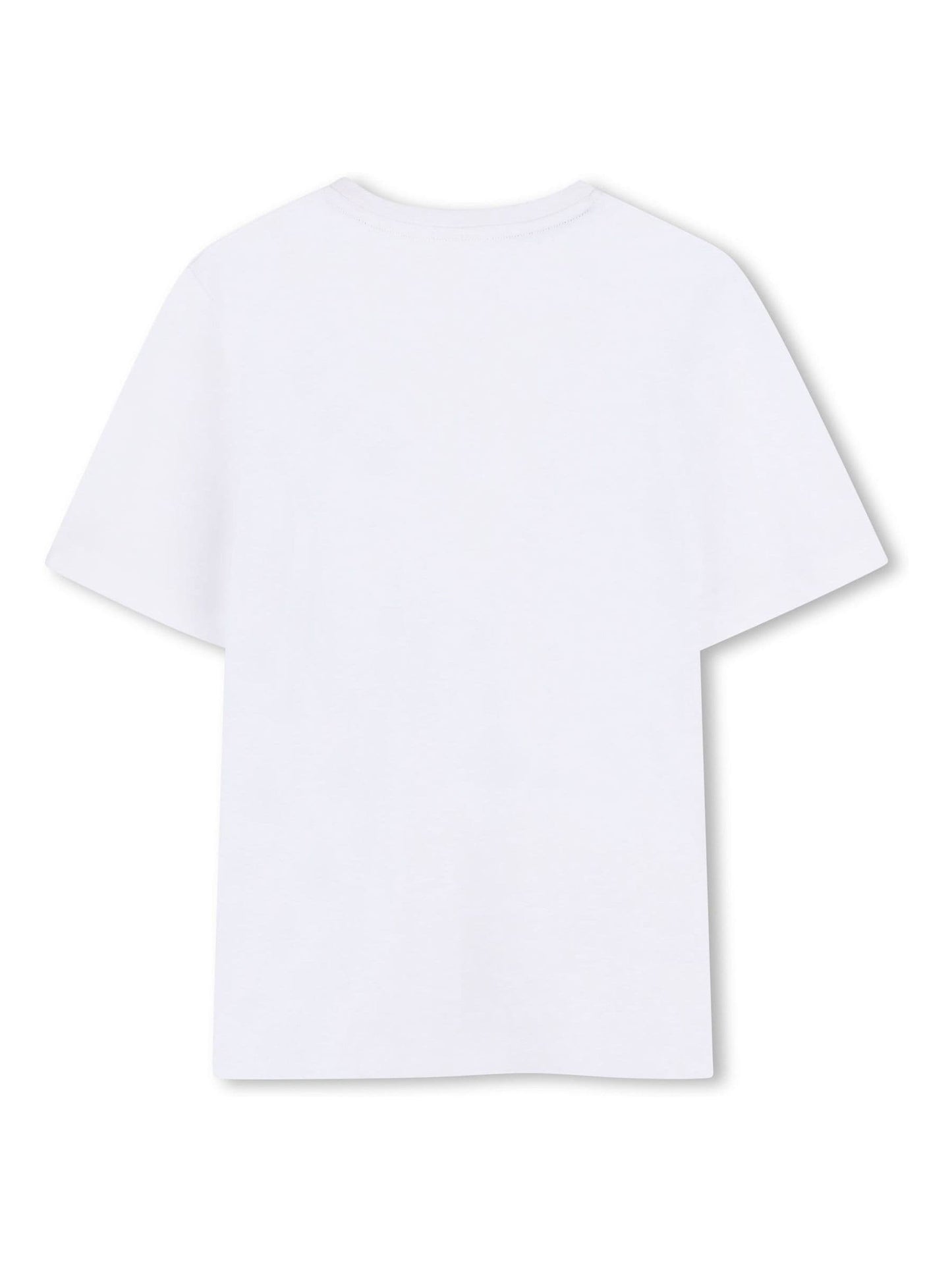 BOSS White Graphic Logo Crew Neck Short Sleeve T-Shirt image 2