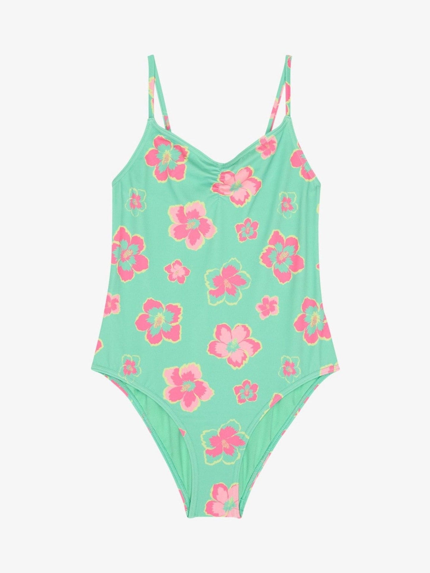 Dsiney Kidz - Roxy Green Floral Tropicool Ruffle Swimsuit image 1