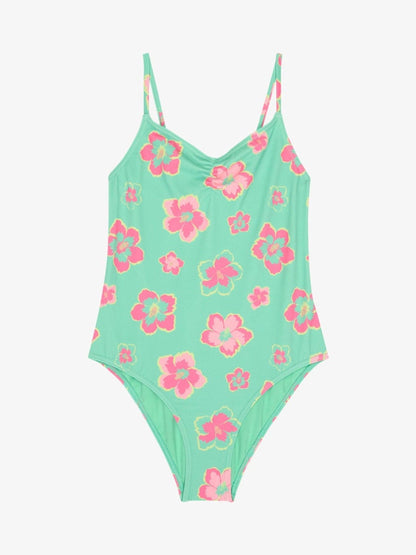 Dsiney Kidz - Roxy Green Floral Tropicool Ruffle Swimsuit image 1