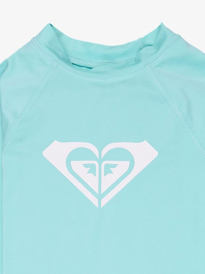 Dsiney Kidz - Roxy Blue Whole Hearted Long Sleeve Logo Rash Vest image 3