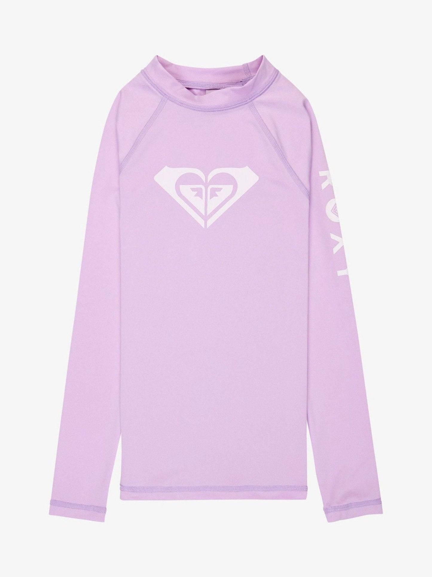 Dsiney Kidz - Roxy Purple Whole Hearted Long Sleeve Logo Rash Vest image 6