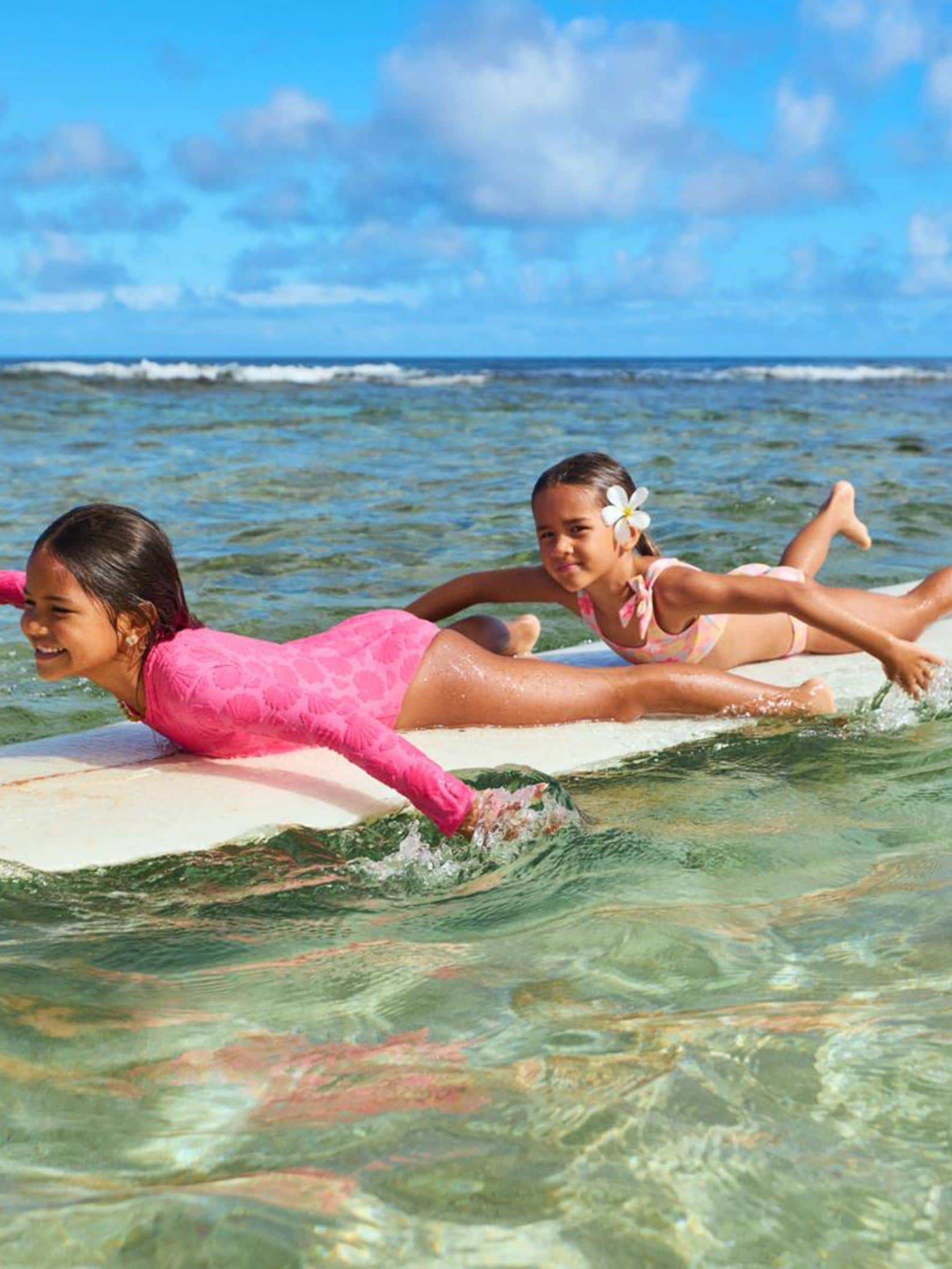Roxy Pink Shell Dream Long Sleeve One Piece Swimsuit image 8