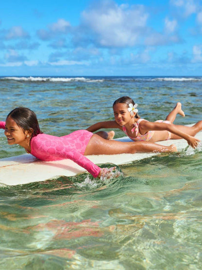 Roxy Pink Shell Dream Long Sleeve One Piece Swimsuit image 8