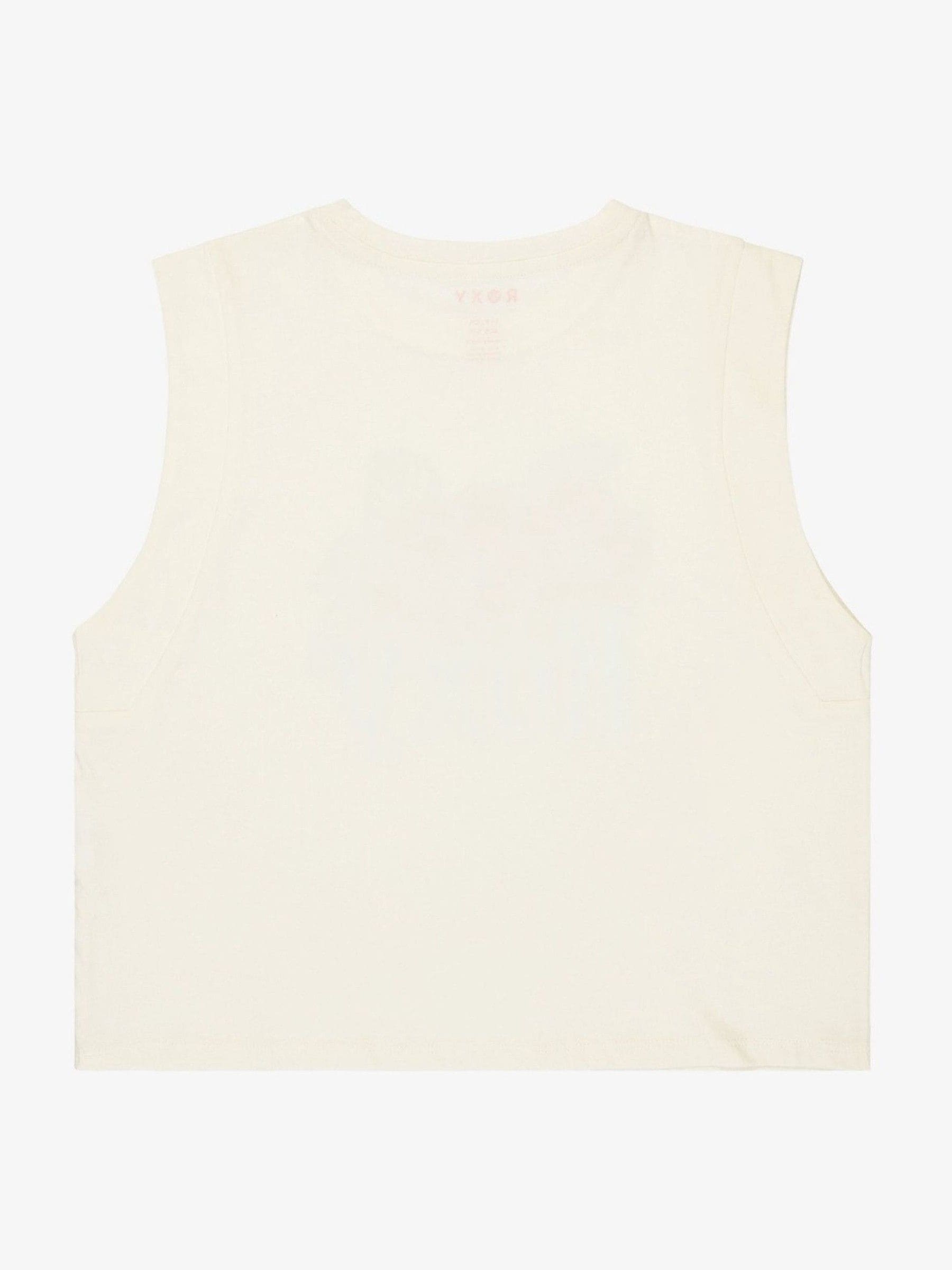 Dsiney Kidz - Roxy Cream Peace Harbour Graphic Logo Tank Top image 2