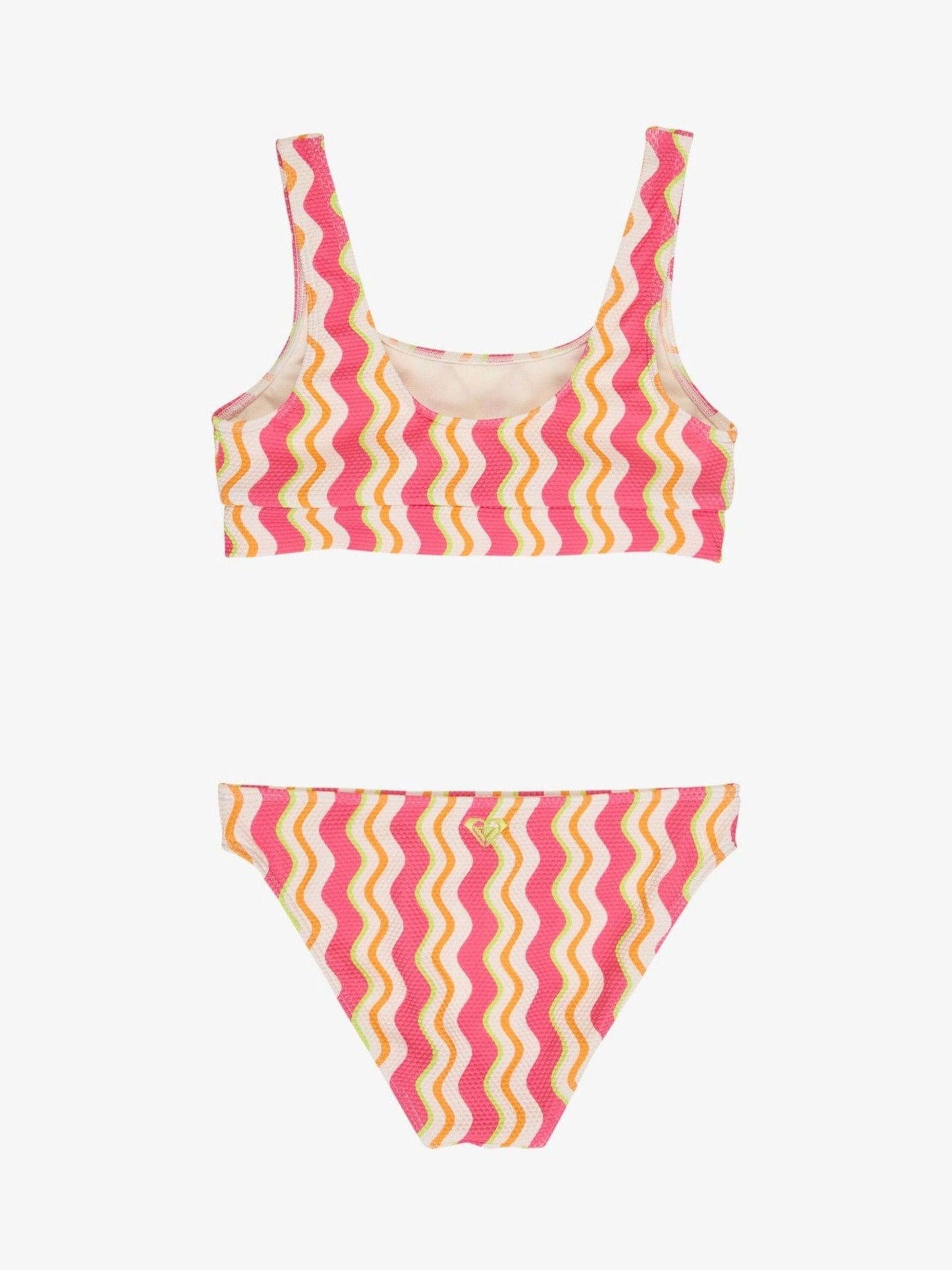 Dsiney Kidz - Roxy Blue Bold Waves Crop Top Bikinis Set image 2