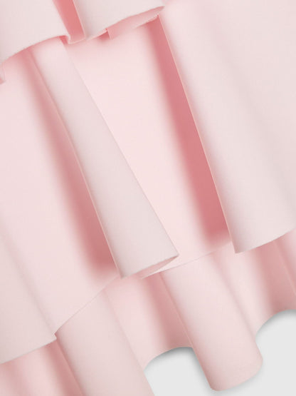 River Island Pink Asymmetric Scuba Dress image 3