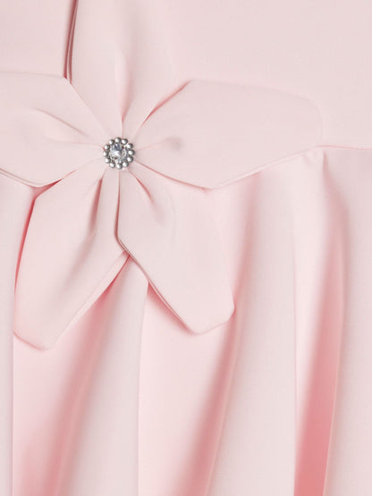 River Island Pink Asymmetric Scuba Dress image 4