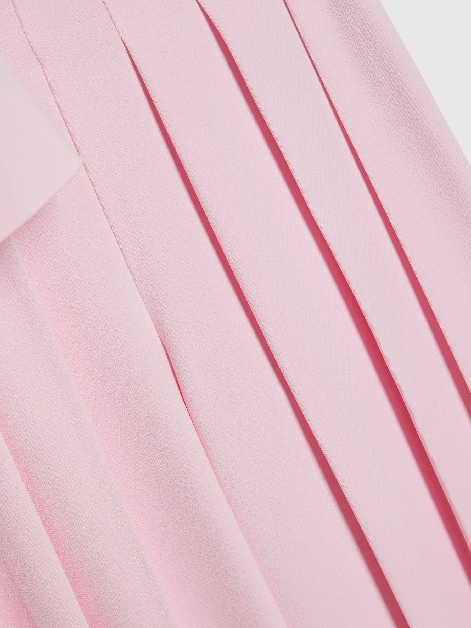 Dsiney Kidz - River Island Pink Sleeveless Blazer & Pleated Trousers Set image 5