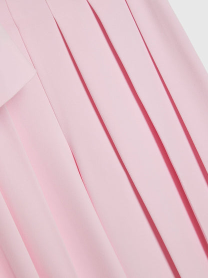 Dsiney Kidz - River Island Pink Sleeveless Blazer & Pleated Trousers Set image 5