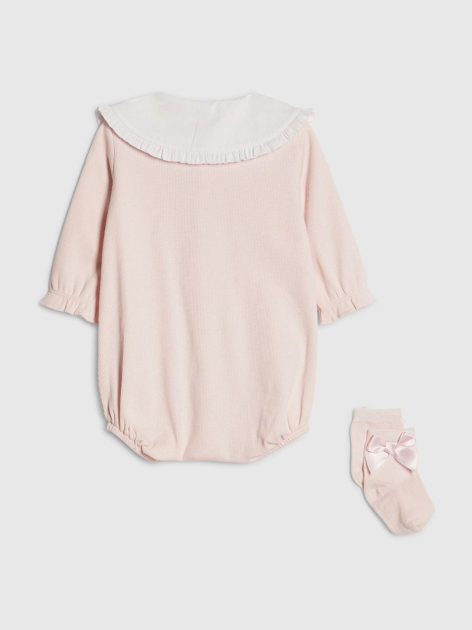 River Island Pink Collared Romperset image 2