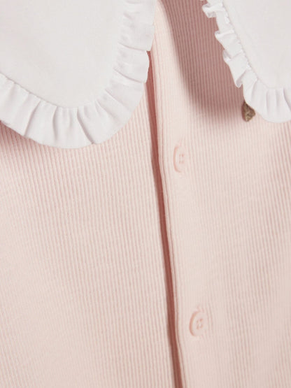 River Island Pink Collared Romperset image 4