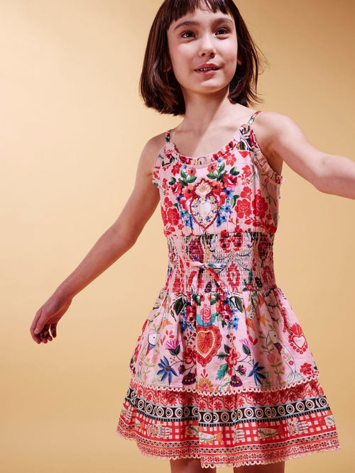 River Island Red Mexicana Cami Mini Dress image 1