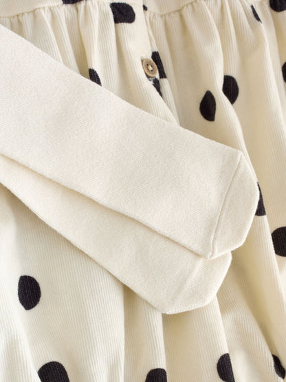 Monochrome Spot Baby Romper And Tights 2 Piece Set (0mths-2yrs) - image 4