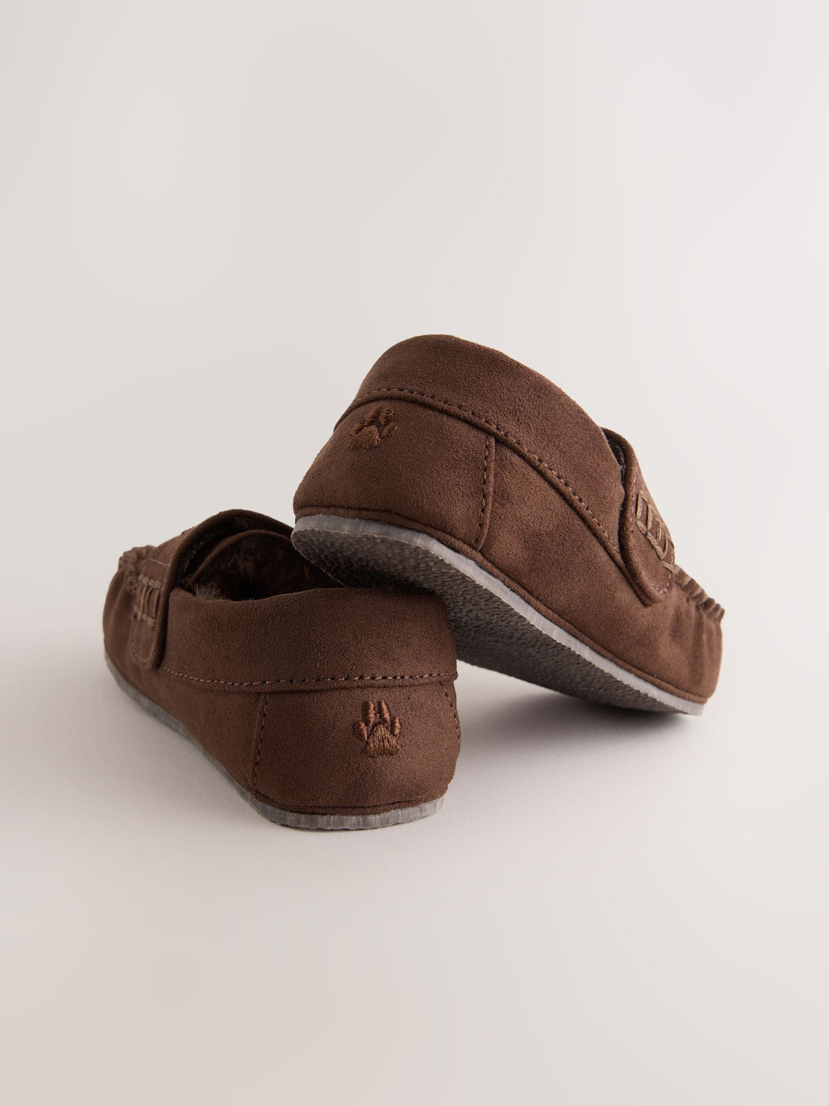 Dsiney Kidz - Brown Dog Touch Fastening Moccasin Slippers image 4