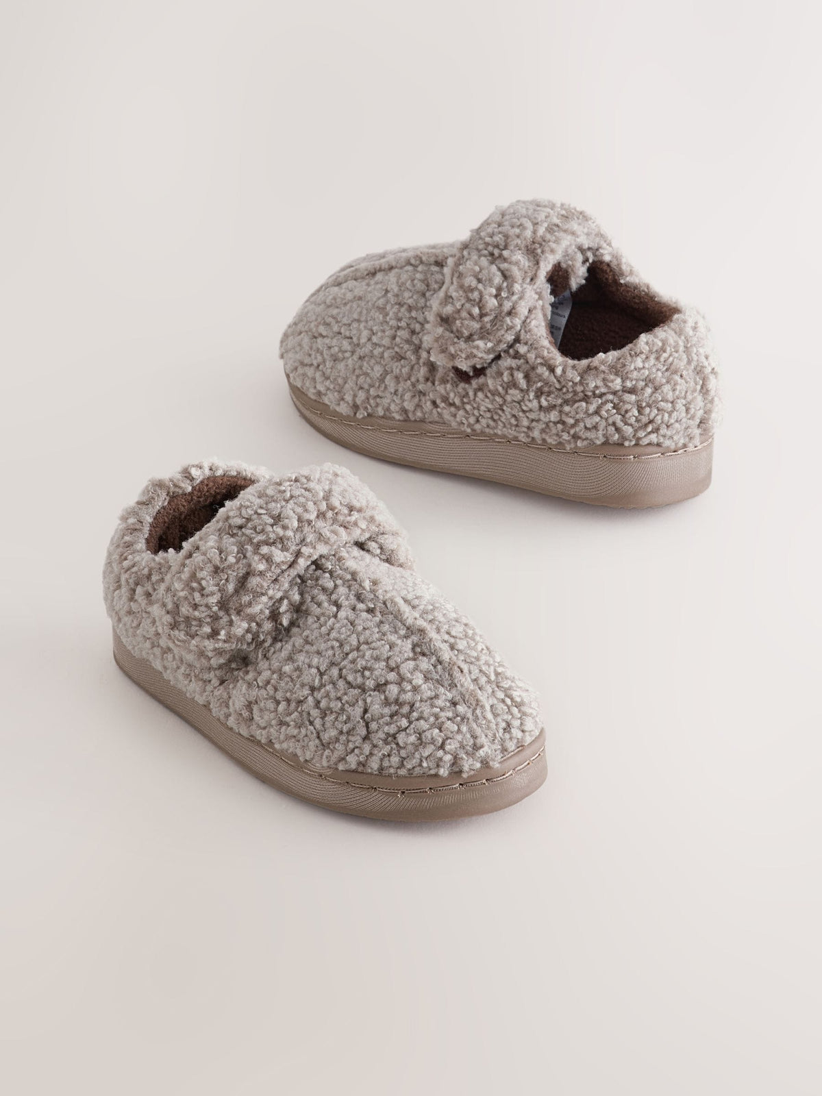 Dsiney Kidz - Neutral Borg Warm Lined Touch Fastening Cupsole Slippers image 1