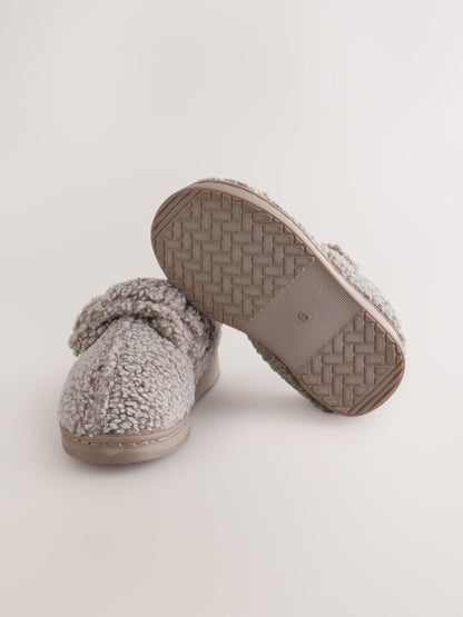 Dsiney Kidz - Neutral Borg Warm Lined Touch Fastening Cupsole Slippers image 3