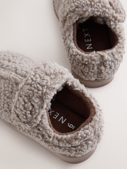 Dsiney Kidz - Neutral Borg Warm Lined Touch Fastening Cupsole Slippers image 5