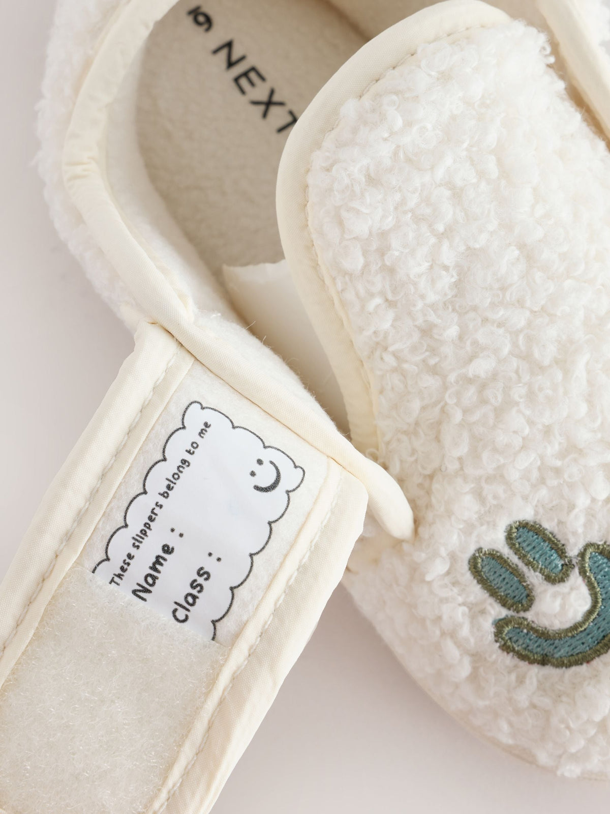 Dsiney Kidz - Neutral Borg Smiley Touch Fastening Cupsole Slippers image 5