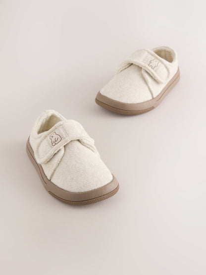 Dsiney Kidz - Neutral Bear Barefoot Touch Fastening Cupsole Slippers image 1