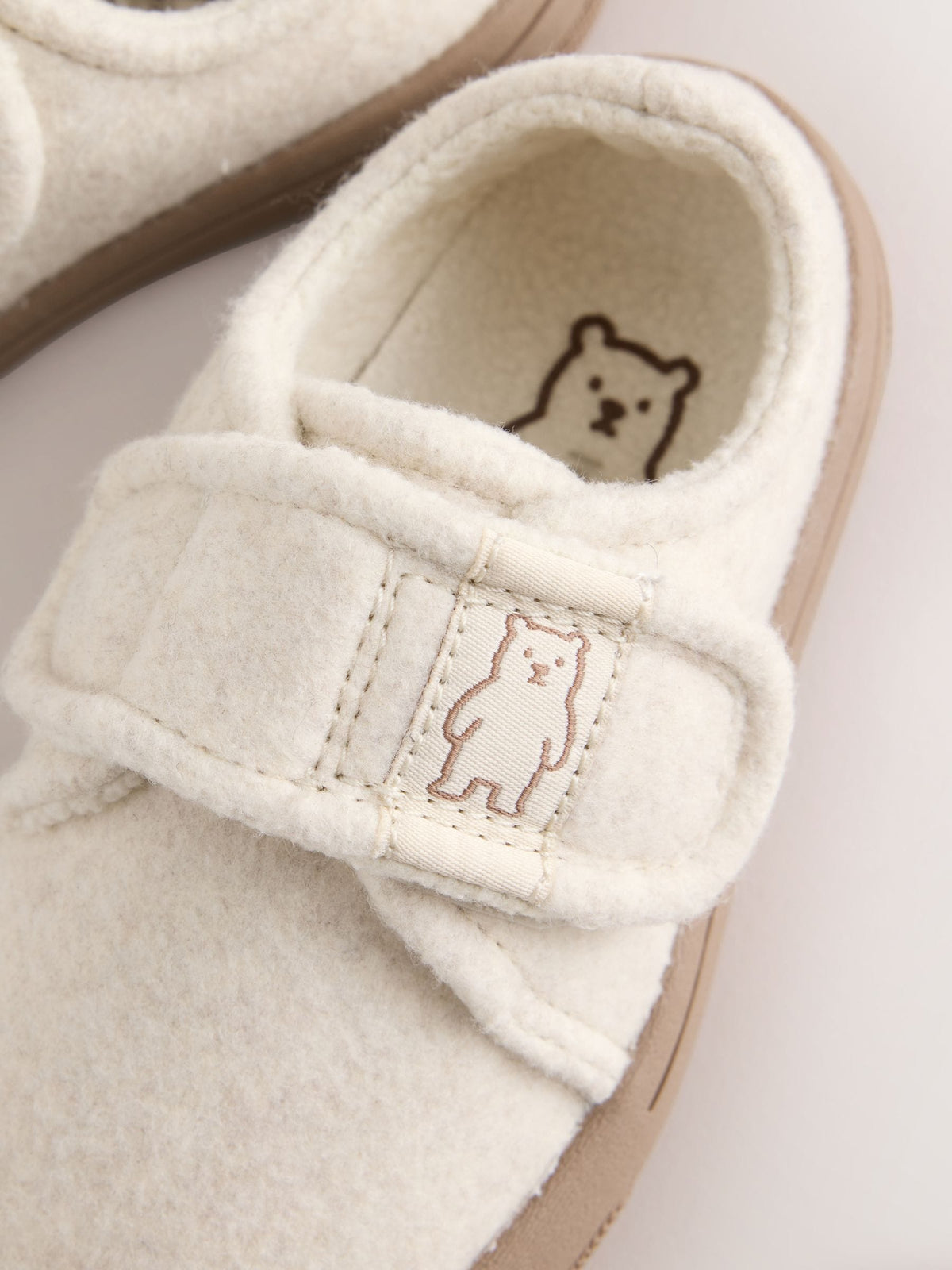 Dsiney Kidz - Neutral Bear Barefoot Touch Fastening Cupsole Slippers image 5