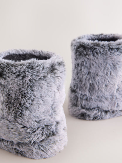 Dsiney Kidz - Grey Penguin Pull On Novelty Slipper Boots image 4