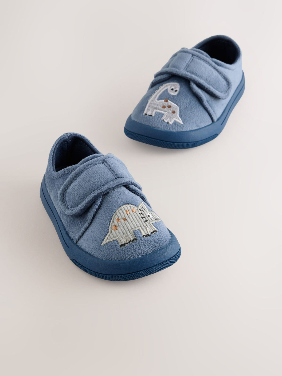 Dsiney Kidz - Blue Dino Barefoot Touch Fastening Cupsole Slippers image 1